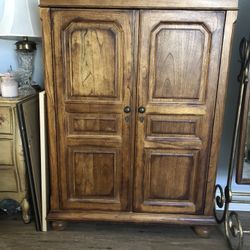 Solid Wood Chest/ Armoire 