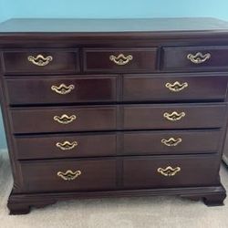 Thomasville Solid Cherry Dresser 11 Drawers