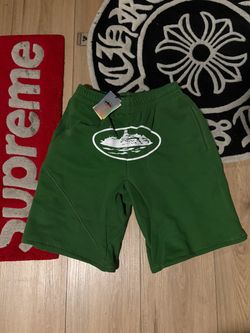Corteiz Island Sweatshort Green