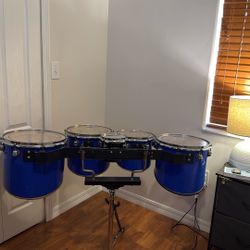 Quad Tener Marching Drum Set