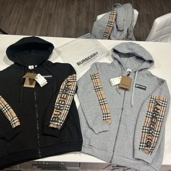 Burberry Men’s And women’s hoodies Size M And l