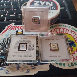 3 Grams Of Silver Geiger Bars