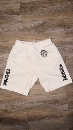 White Chrome Heart shorts medium