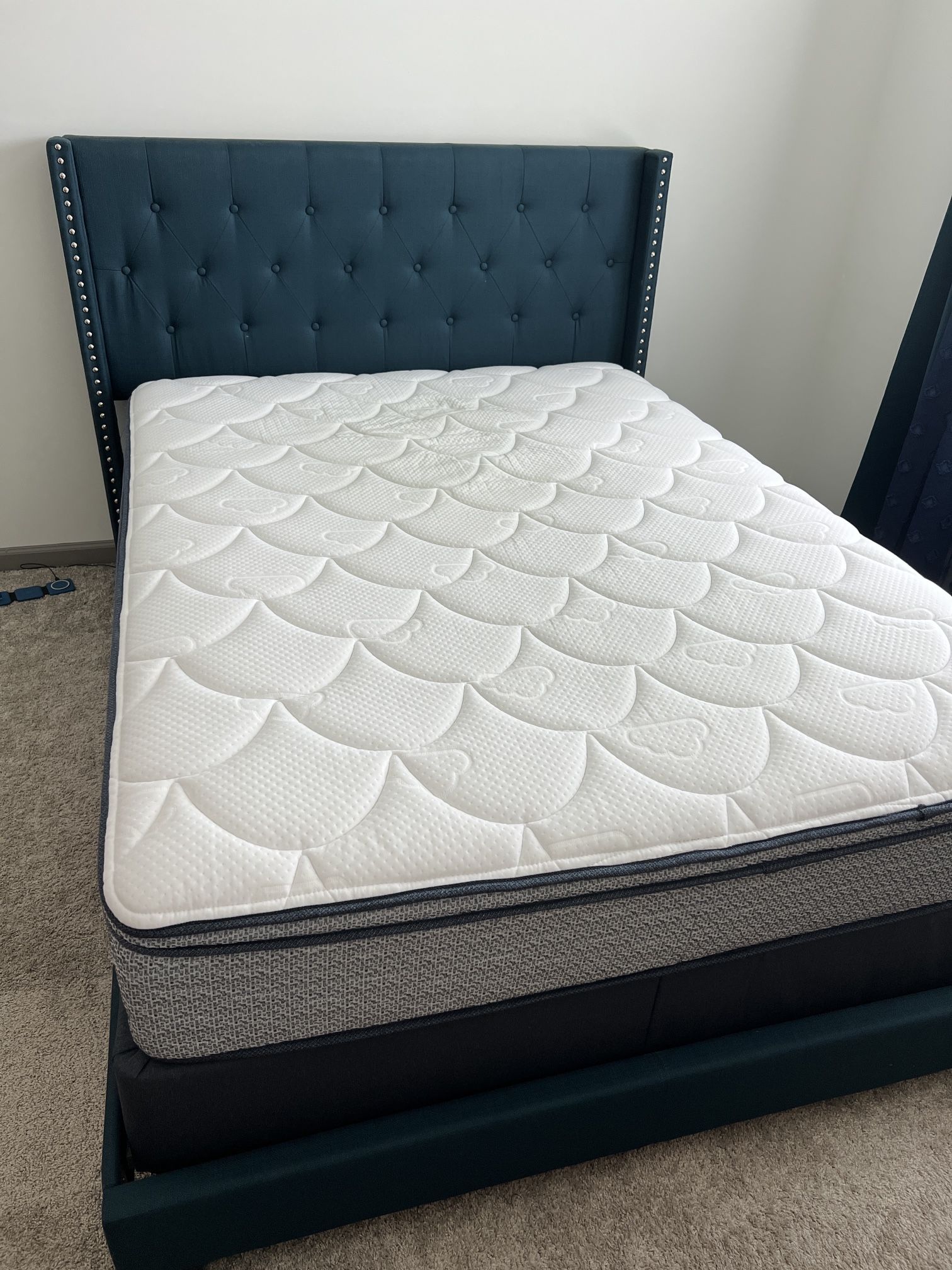 Queen Mattress With Box Spring And Bed Frame