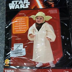 Rubies Disney Star Wars Yoda Toddler Baby Yoda  Baby Costume For Halloween Boy Girl Costume  