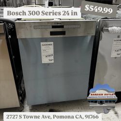 Bosch 300 Series 24 In Dishwasher 