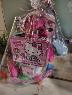 My Melody And Hello Kitty Easter Basket