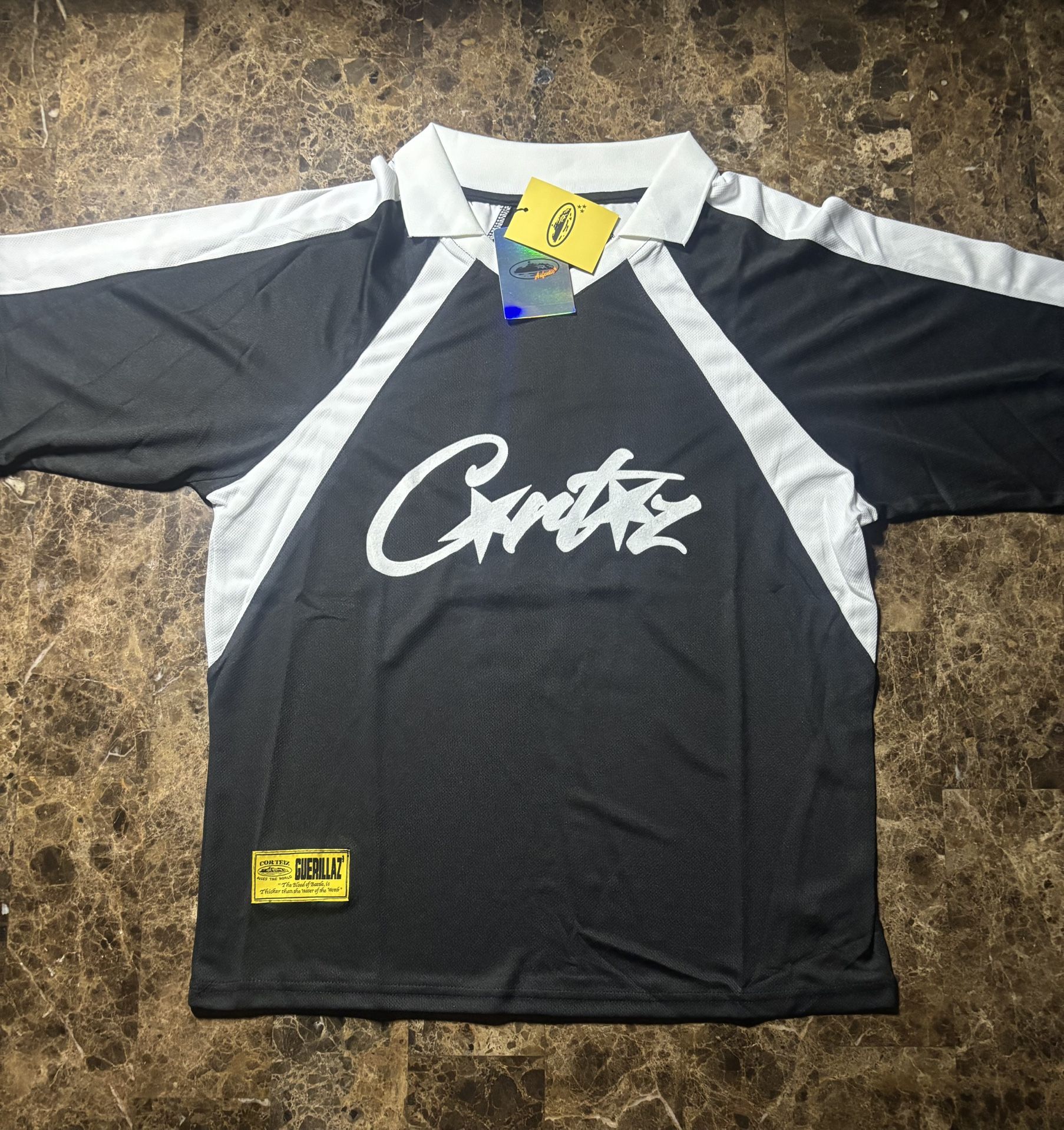 Corteiz RTW Black Jersey Tee