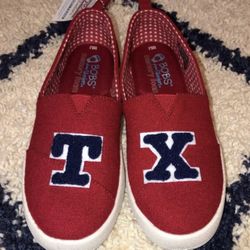 Bobs T X  Texas Red And Blue Shoes Brand new 