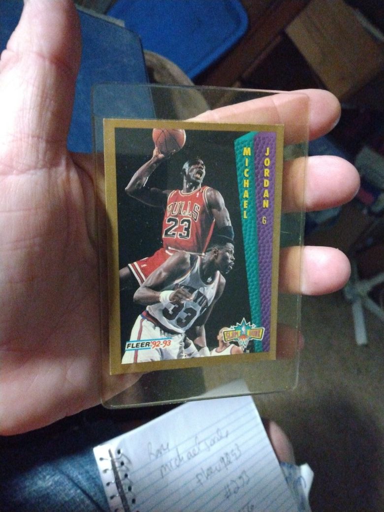 Rare Michael Jordan 1992-93 Fleer #273 Good condition