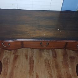 Traditional Wood Console Table / Desk
