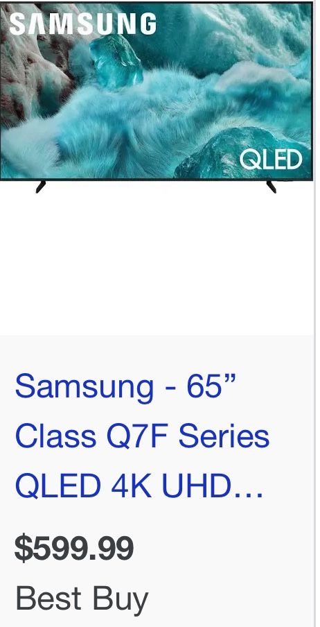 65” Samsung QLED Q75