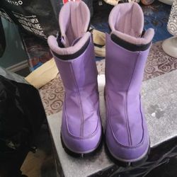 Purple Snow Boots 