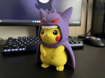 Pikachu Gengar Poncho