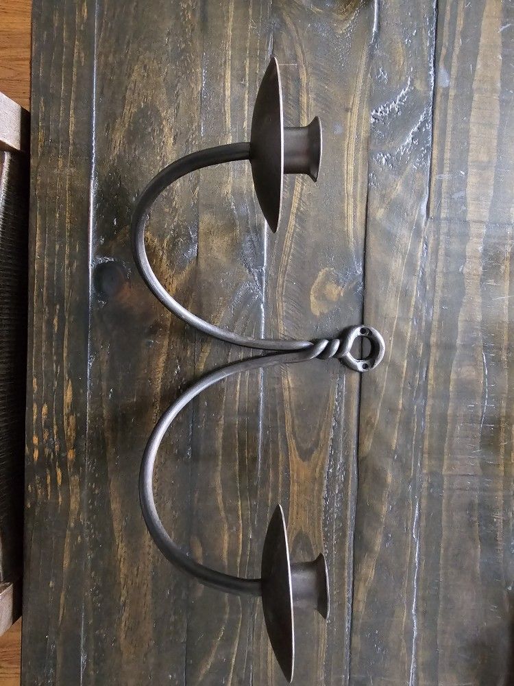 Wrought Iron Candle Holder