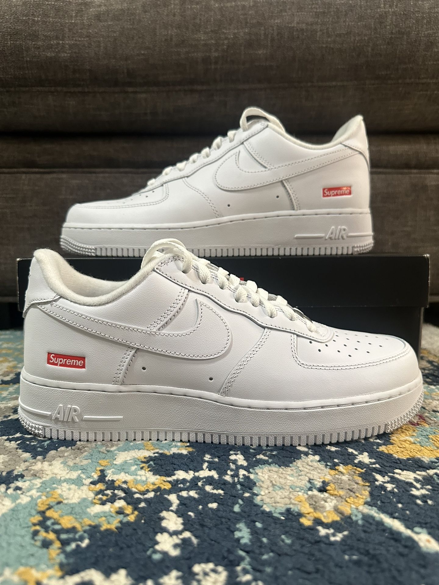 Supreme x Nike Air Force 1 Low “Box Logo - White”