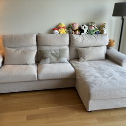 Three Seated L Shape Sofa/Couch