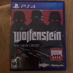 Wolfenstein The New Order For Ps4