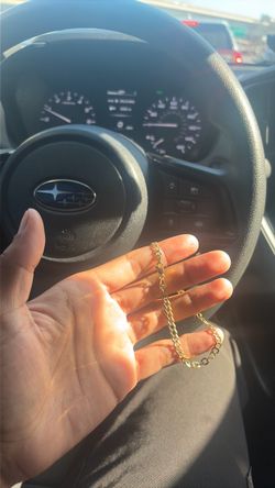 10k solid gold bracelet