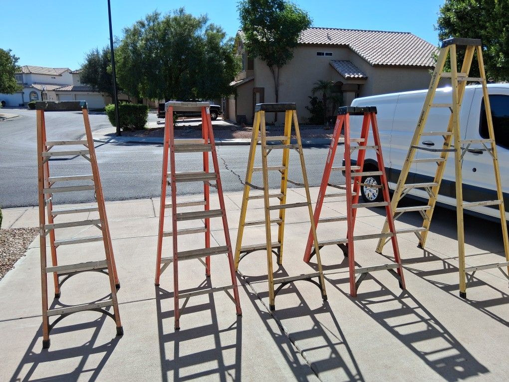 Husky 6 Ft Ladders In Excellent Condition $45 Each Very Firm