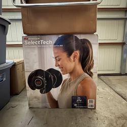 NEW Bowflex Select tech 552 Dumbbells (New And Unopened box)