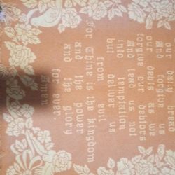Rugs One With A Bible Verse The Other With A Friend Ship Verse 3ft Wide,4 And A Half Ft Long   5$