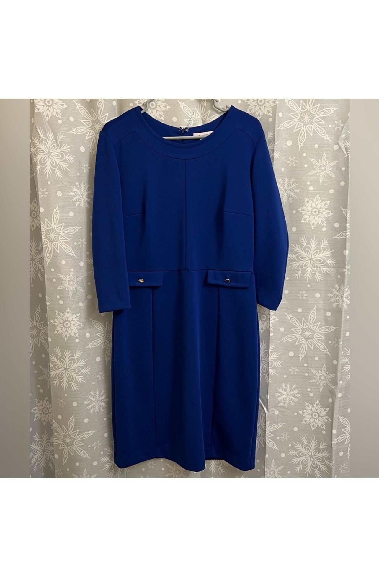 Beautiful liz Claiborne Blue Dress