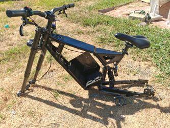 Bomber ebike frame and suspension