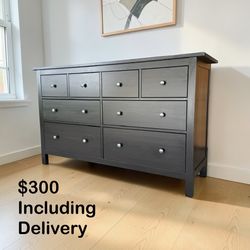 IKEA Black 8-Drawer Dresser – 64” Wide – $300 Delivered