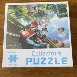Mario Kart 8 Collector's Puzzle 550 Pieces 24" x 18" NEW