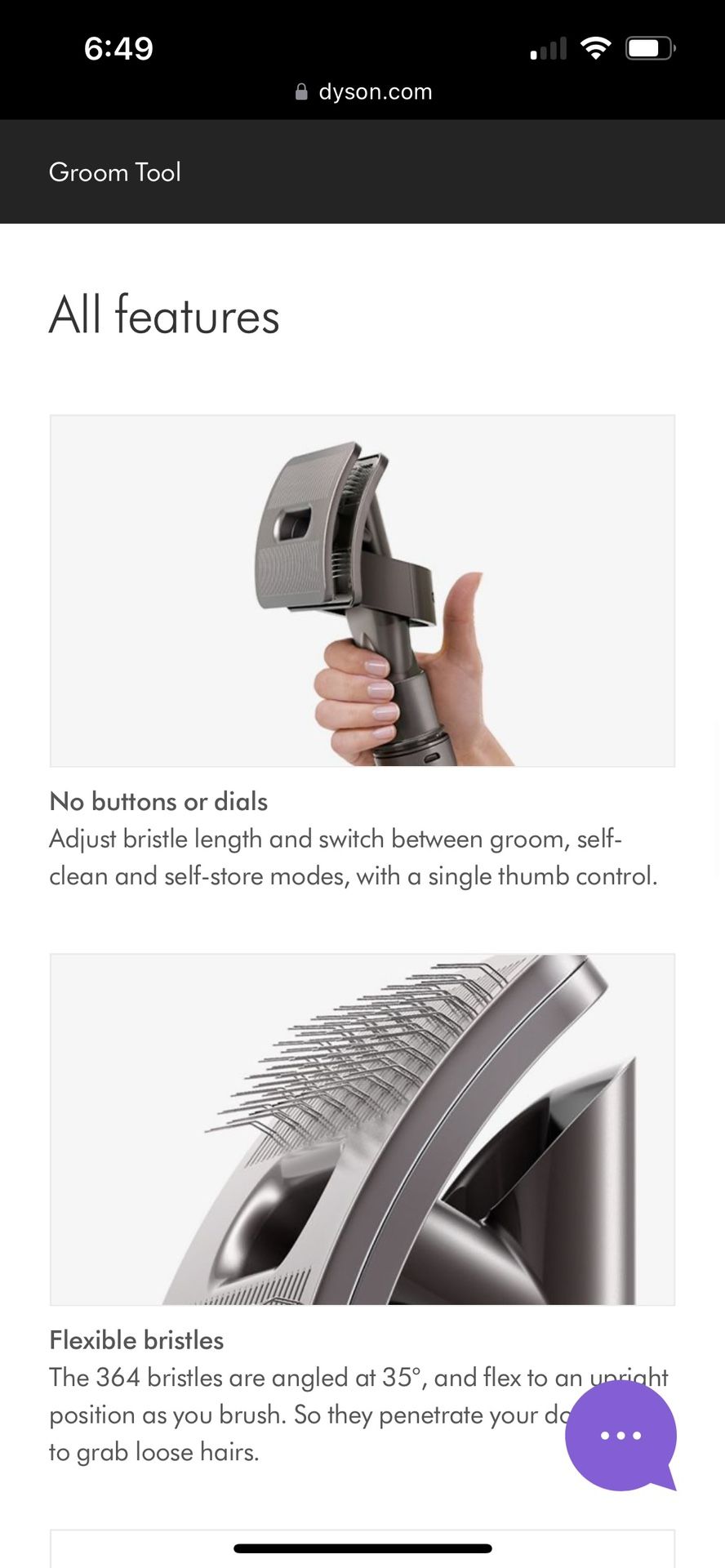 New Dyson Groom Tool