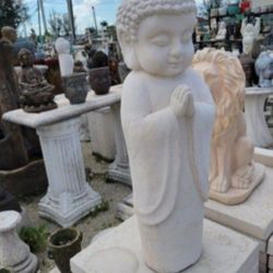 Concrete Buddha Statue / Cement Backyard Patio Garden Buddhas
