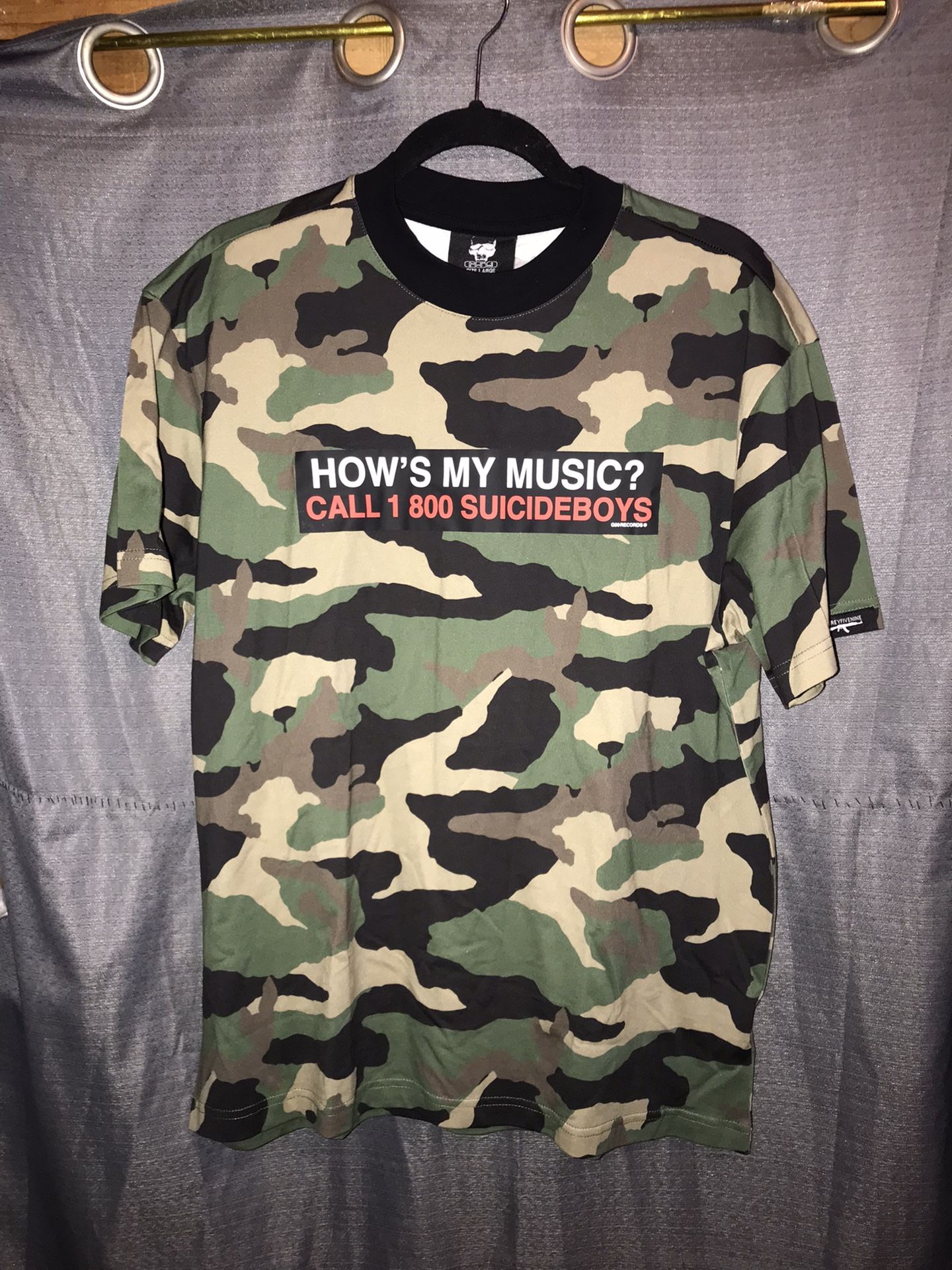 Authentic G59 Records SuicideBoys Camo large T shirt .l