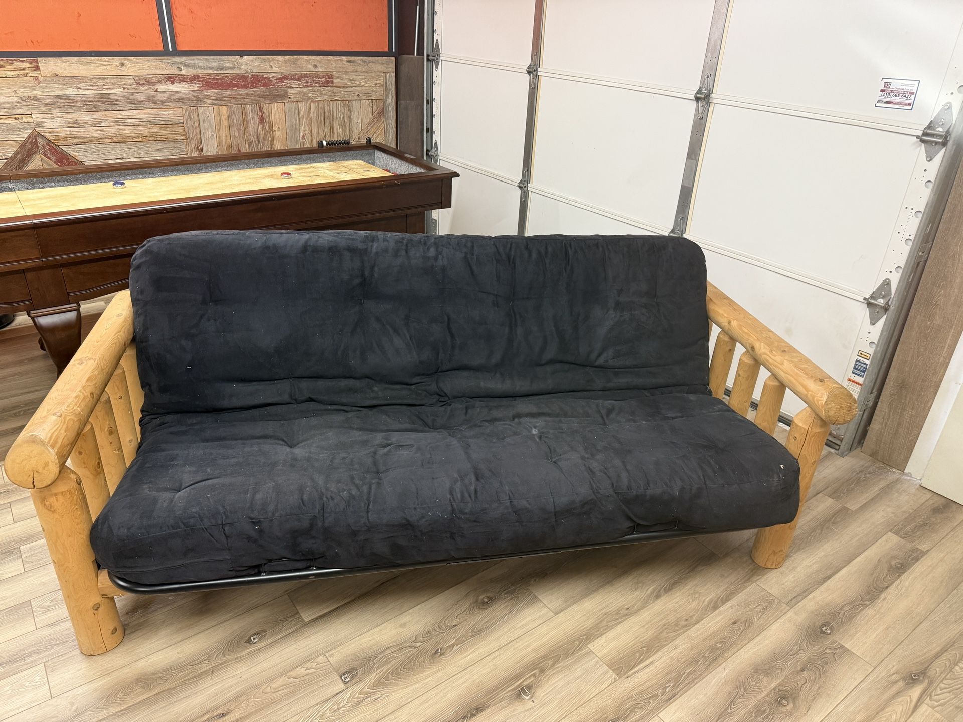 Rustic Log Futon Couch