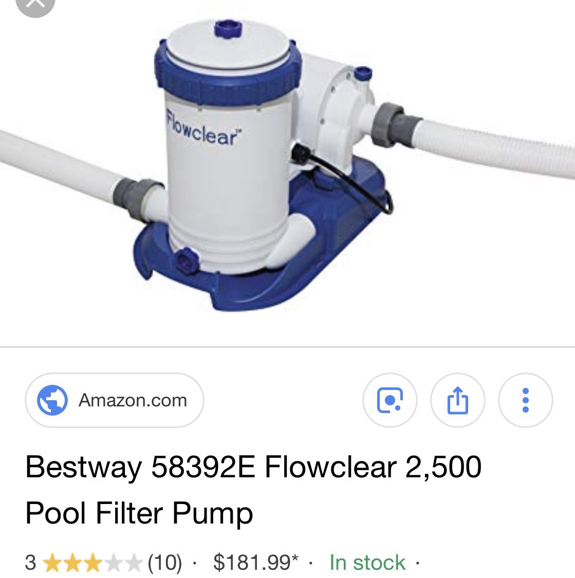 Pool filter new in box