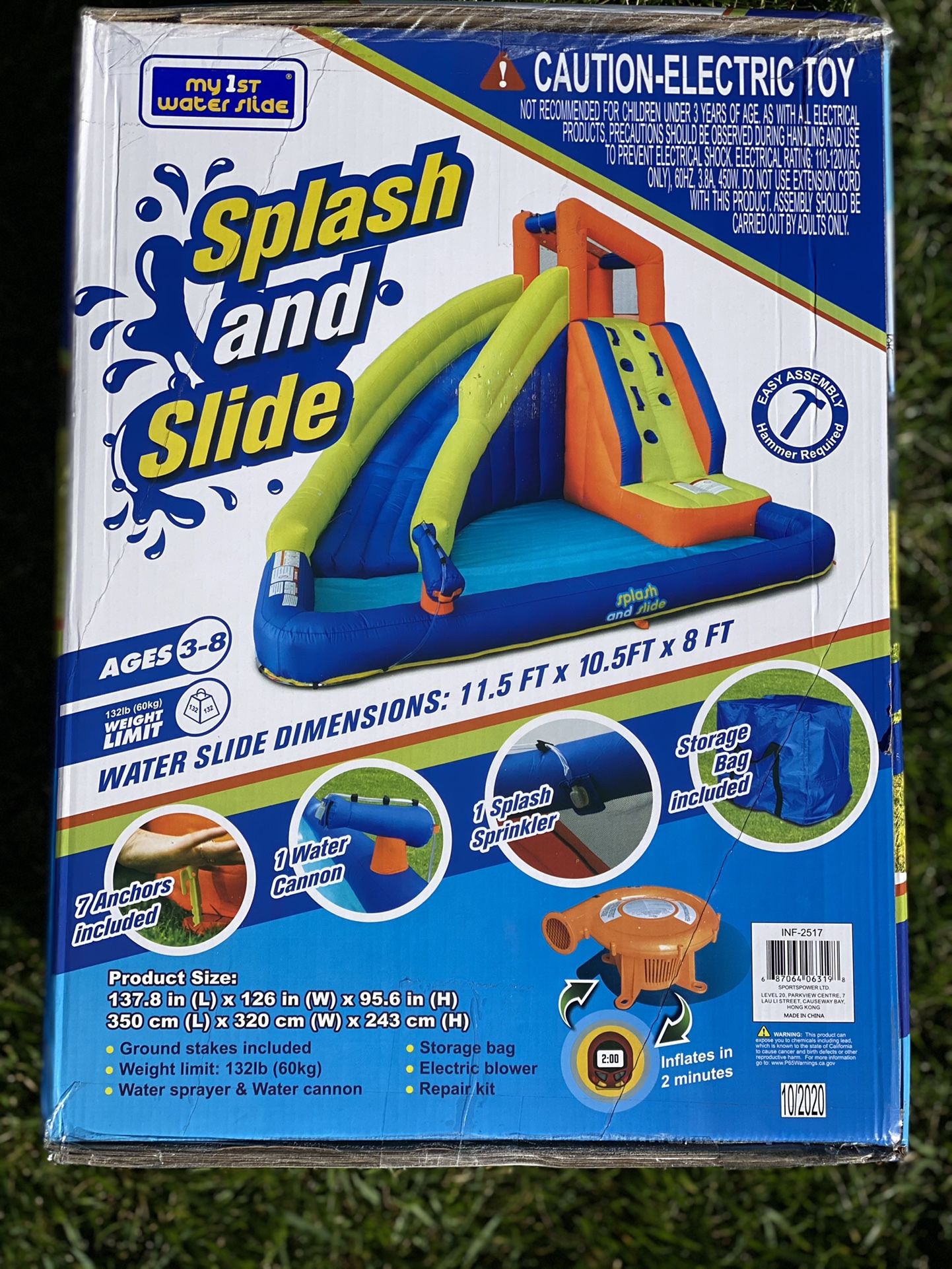 my first splash and slide sam's club