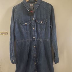 Levi’s Denim Front Button Dress