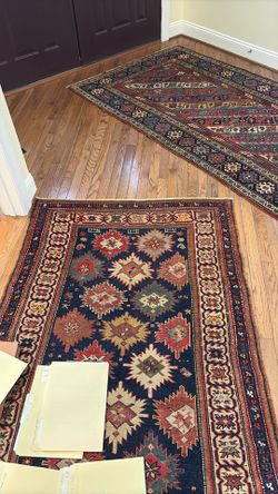 1870’s Antique Caucasian Kazak Rug 4x6