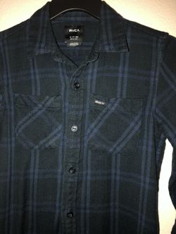 RVCA flannel shirt size 8