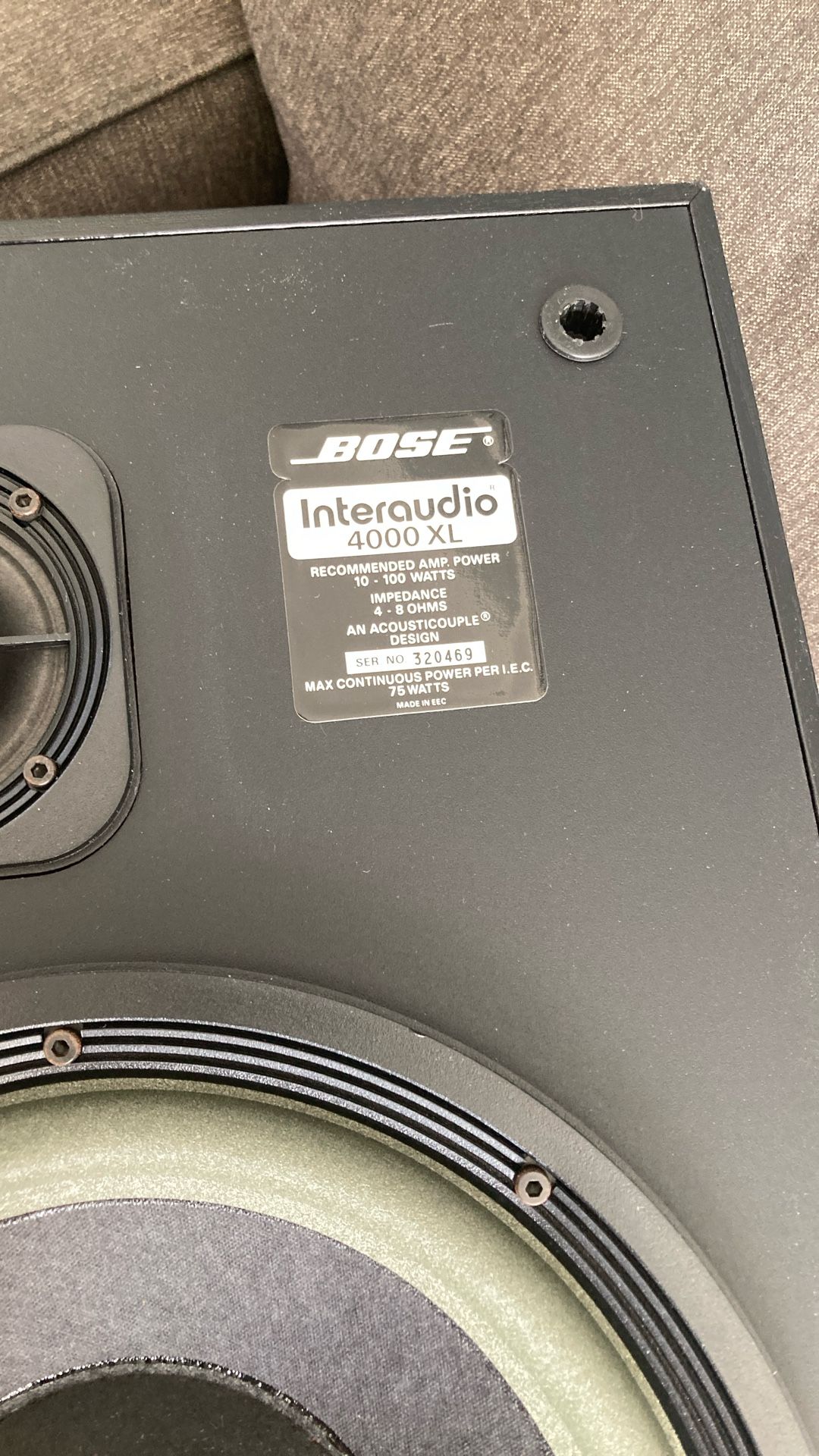 Bose Black Speakers Qty 2