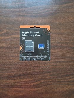 High Speed Memory Card  64 Gb With  Adapter 