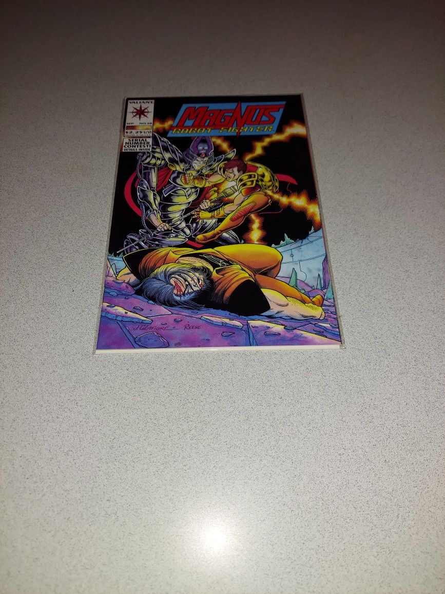 1993 MAGNUS ROBOT FIGHTER #28 COMIC BAGGED AND BOARDED