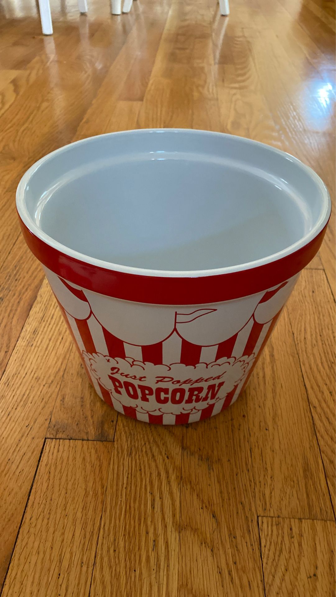 Large popcorn bowl