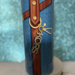 Premium 20 oz Insulated Tumbler - Denim & Leather Designer Collection