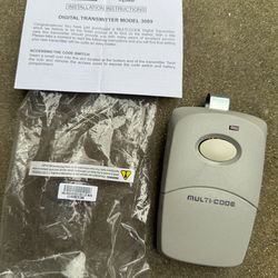 Garage door opener - digital transmitter model 3089