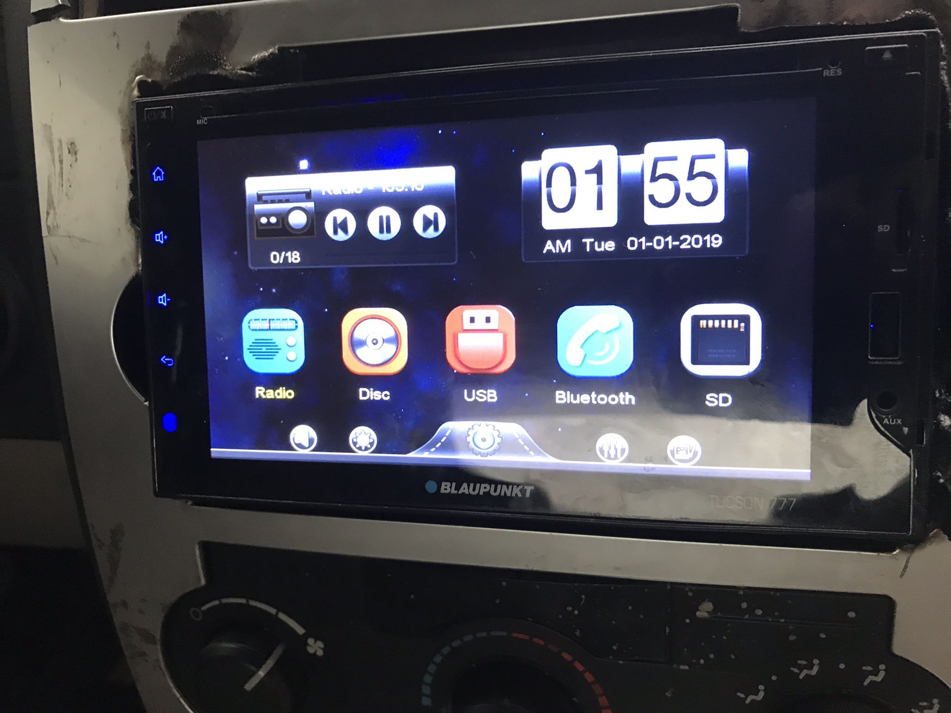 Double Din Blaupunkt Tucson 777