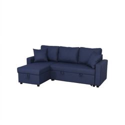 🆙 New In Box 📦 Navy Blue L Sectional Couch 🛋️ Brand New In Box 📦 