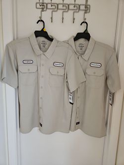 2 Genuine Dickies Short Sleeve Work Shirts XL
