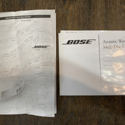 Bose Acoustic Multi-Disc Changer Owner’s Guide Quick Setup Set Up Multi Disc 