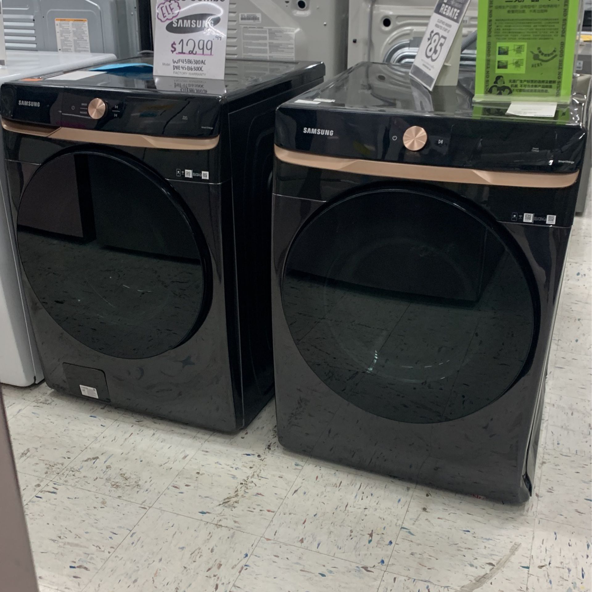 Samsung Washer And Dryer Set Electric